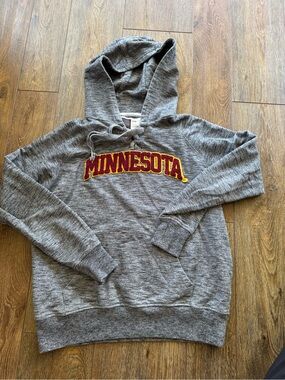 bruzer Minnesota Golden Gophers Gray Hooded Sweatshirt